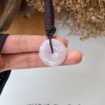 紫翡平安扣吊坠 Purple Peace Pendant