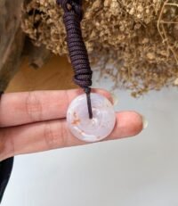 紫翡平安扣吊坠 Purple Peace Pendant