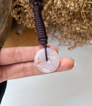 紫翡平安扣吊坠 Purple Peace Pendant