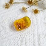 蜘蛛虫珀裸石 Spider Insect Amber Stone
