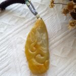 484318308_1225202289151141_2925448821277430981_n 黄翡龙牌吊坠 Yellow Jadeite Dragon Pendant