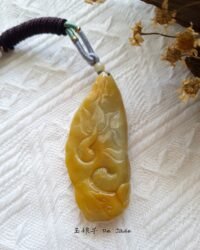 484318308_1225202289151141_2925448821277430981_n 黄翡龙牌吊坠 Yellow Jadeite Dragon Pendant