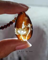 悟道琥珀吊坠 Enlightenment Amber Pendant