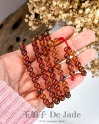 棕红珀长串 Brownish Red Amber Long Strand