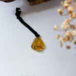 琥珀笑佛吊坠 Amber Laughing Buddha Pendant