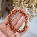 487869839_1243481033989933_5400161837099516375_n 金花珀手串 Golden Flower Amber Bracelet