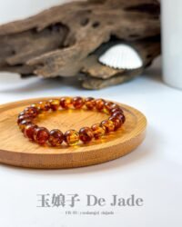 488008292_1243481057323264_2055459521721206575_n 金花珀手串 Golden Flower Amber Bracelet