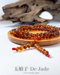 棕红珀长串 Brownish Red Amber Long Strand