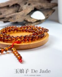 棕红珀长串 Brownish Red Amber Long Strand