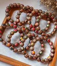 七彩木手串 Rainbow Eucalyptus Wood Bracelet