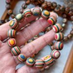 七彩木手串 Rainbow Eucalyptus Wood Bracelet