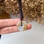 黄翡平安扣吊坠 Peace Pandant