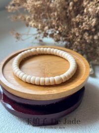 猛犸象牙算盘珠手串  Mammoth Ivory Abacus Bead Bracelet