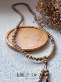 柬埔寨沉香一线天长串 Cambodian Long Strand Agarwood Beads