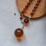 琥珀珍珠项链 Amber Pearl Necklace