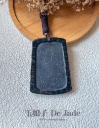 WhatsApp Image 2025-08-09 at 4.00.55 PM 墨翠鹿牌吊坠 Black Jade Deer Pendant