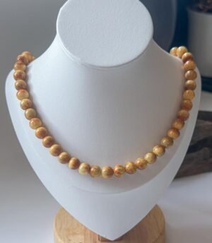 WhatsApp Image 2025-08-15 at 11.36.01 PM 短毛象牙 Short-hair Mammoth Ivory Long Bead Strand