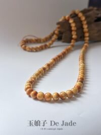 短毛象牙 Short-hair Mammoth Ivory Long Bead Strand