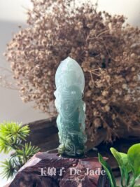 站式观音吊坠 Standing Guan Yin Jadeite Pendant