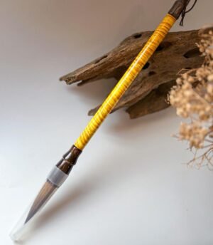金丝楠木毛笔 Golden Phoebe Calligraphy Brush