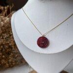 WhatsApp Image 2025-08-19 at 8.53.52 PM (4) 18K血珀五地币吊坠 Blood Amber Five Coins Pendant