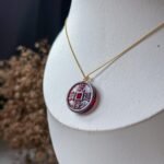 WhatsApp Image 2025-08-19 at 8.53.52 PM (5) 18K血珀五地币吊坠 Blood Amber Five Coins Pendant