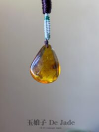 虫珀吊坠 Insect Amber Pendant