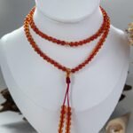 鸽子血红珀长串 Pigeon Blood Red Amber L/Strand