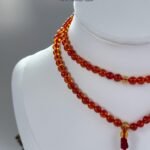 鸽子血红珀长串 Pigeon Blood Red Amber L/Strand