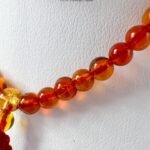 鸽子血红珀长串 Pigeon Blood Red Amber L/Strand