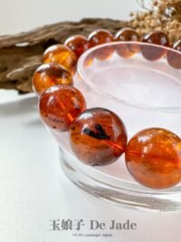 水草珀手串 Moss Amber Bracelet