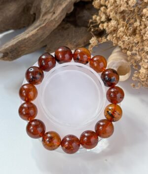 水草珀手串 Moss Amber Bracelet