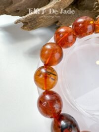 水草珀手串 Moss Amber Bracelet