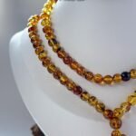 金花珀长串 Golden Flower Amber Long Strand