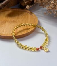 绿茶手串 Green Tea Amber Bracelet