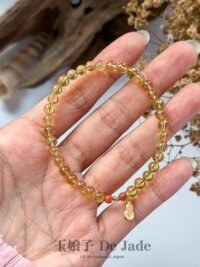 绿茶手串 Green Tea Amber Bracelet