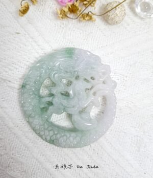 3D春彩龙马吊坠 Spring-Colored Dragon Horse Pendant