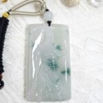 484558671_1227223005615736_4601438654265176310_n 冰飘蓝花关公吊坠 Blue Jadeite Guan Gong Pendant