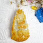484806990_1227223265615710_3010251128204262511_n 黄翡龙吊坠 Yellow Jadeite Dragon Pendant