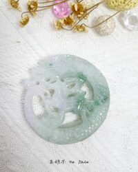 3D春彩龙马吊坠 Spring-Colored Dragon Horse Pendant