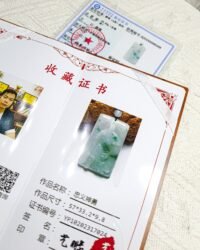 485005205_1227222932282410_2013074767333455310_n 冰飘蓝花关公吊坠 Blue Jadeite Guan Gong Pendant