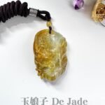 冰糖黄龙吊坠 Ice-Sugar Yellow Dragon Pendant