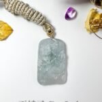 冰蓝紫龙吊坠 Ice Blue Purple Dragon Pendant