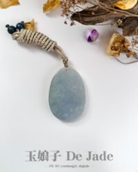 3D蓝水山水吊坠 Blue Water Jadeite Landscape Pendant