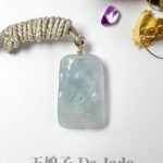 冰蓝紫龙吊坠 Ice Blue Purple Dragon Pendant