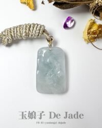 冰蓝紫龙吊坠 Ice Blue Purple Dragon Pendant