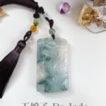 3D飘蓝花山水吊坠 Blue Floral Landscape Pendant