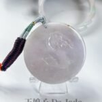 粉春彩山水福镯套装 Pink Spring Jadeite Landscape Bangle Set