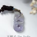 紫貔貅平安扣吊坠 Purple Pixiu Peace Buckle Pendant