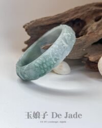 487396964_1240590077612362_6768250708002907206_n 冰晴低山水福镯套装 Icy Blue Jadeite Landscape Bangle Set
